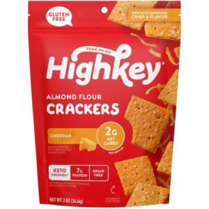 HighKey Cheddar Crackers